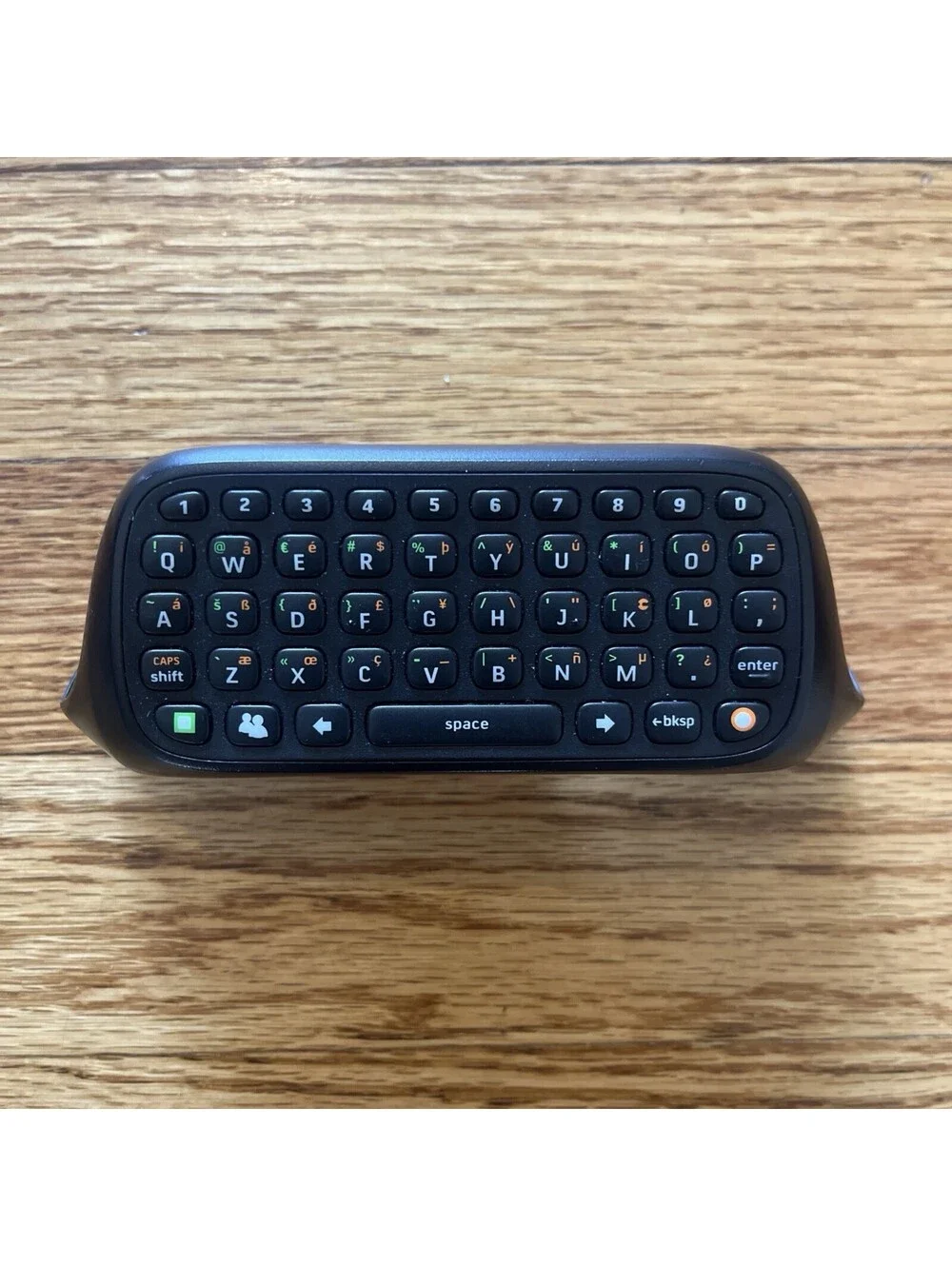 Genuine Official OEM Microsoft Xbox 360 Chatpad Keyboard Controller Black